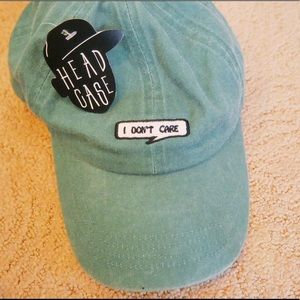 Head Case Green “I Don’t Care” Hat